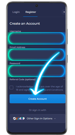 Rainbet registration details