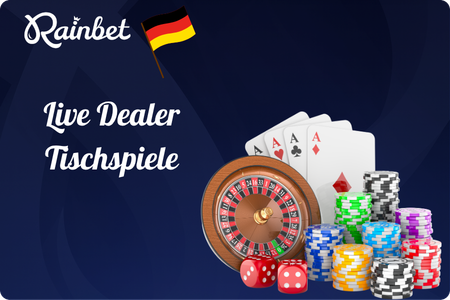 Rainbet Casino Live-Dealer-Spiele für deutsche Spieler