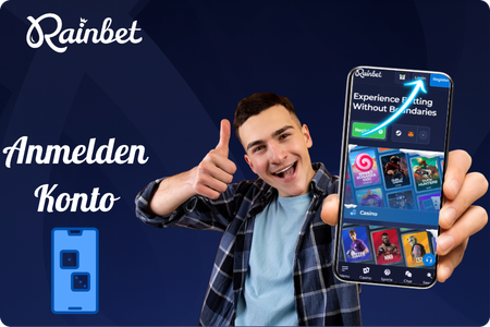 Anmeldung beim Rainbet-Konto