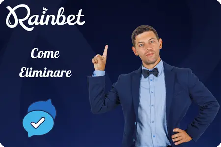 Eliminazione del conto Rainbet