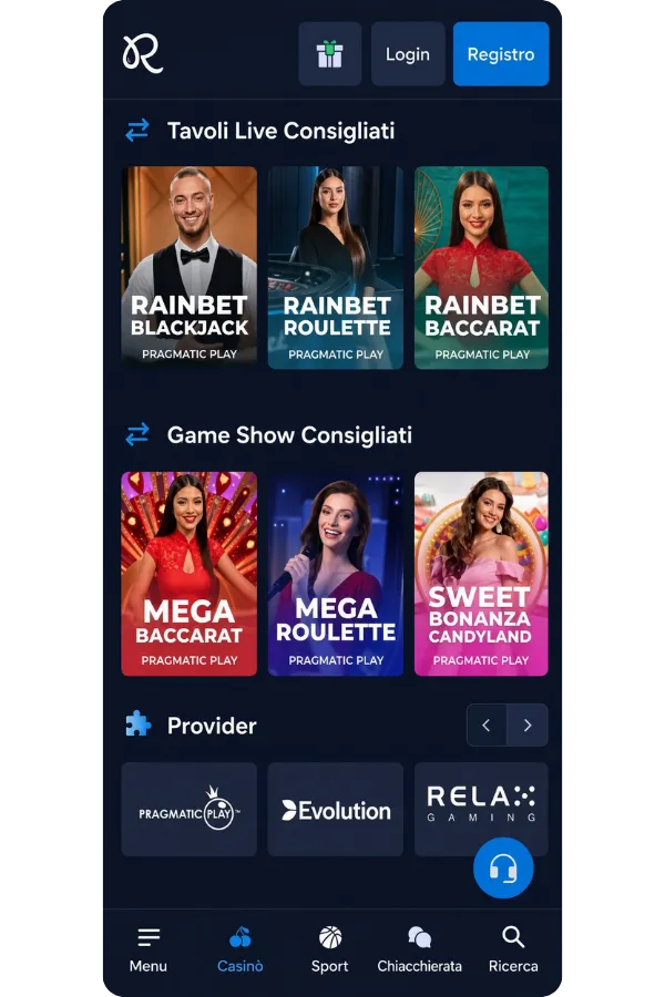 Rainbet Casinò Live IT