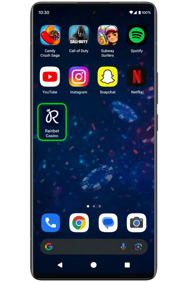 Rainbet App Add to Home Screen