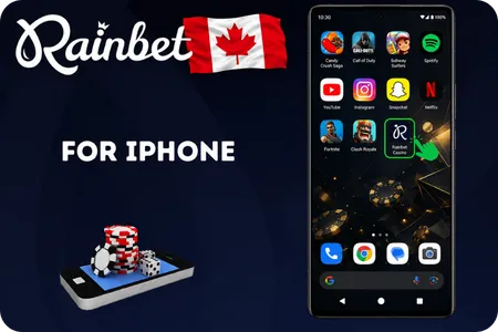 Rainbet use on iPhone EN